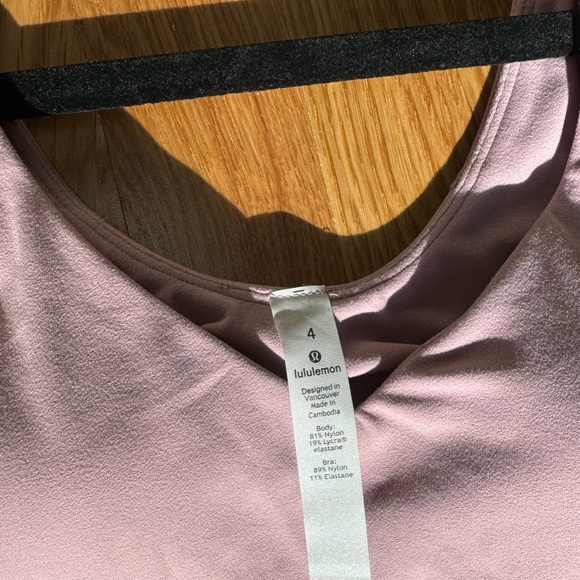 Lululemon align tank pink taupe size 4 - Picture 6 of 7